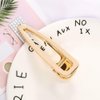 Gukasxi 30pcs Gold Alligator Hair Clips Barrettes Metal Hollow Hair Clip for Silicone Mold Making Pearl Acrylic Resin Hair Pin Hairbow Hairpins Accessories DIY Crafts (Gold Water Drop Hair Clips)