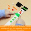 16 Sets Christmas Snowman Stick Ornament Craft Kit Hanging DIY Winter Arts and Craft Kit Bulk for 2-8 Kids Toddlers Fun Home Activities Project