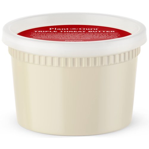 Triple Threat Body Butter 14 oz. - Blend of Shea, Mango & Coconut Oil - 100% Pure Natural Raw Unrefined Moisturizer For Dry Skin, Face And Hair. Great For Lip Balm and Soap Making
