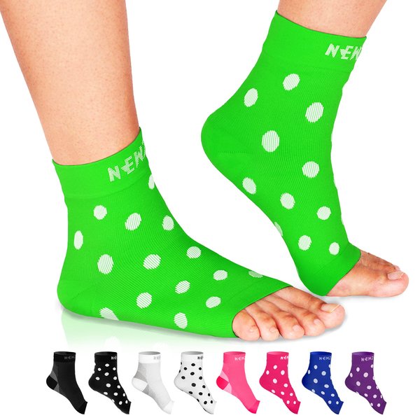 NEWZILL Plantar Fasciitis Socks with Arch Support, BEST 24/7 Foot Care Compression Sleeve, Eases Swelling & Heel Spurs, Ankle Brace Support, Increases Circulation, Relieve Pain Fast