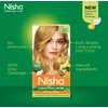 Nisha Creme Permanent Hair Color 100 percent Gray Coverage Hair Dye Easy to Apply Long Lasting Hair Colouring For Ultra Soft Deep Shine Conditioning With Natural Herbs Pack of 3 (Golden Blonde)