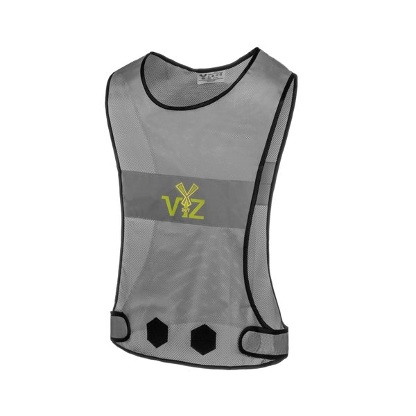 247 Viz Reflective Safety Vest - Lightweight, Adjustable Fit for 360 Degree Night Visibility during Runs, Volunteer, Crossing Guard & Cycling. Men, Women Road Safety with Reflective Running Vest
