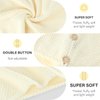 MaopaoBeauty Super Absorbent Hair Towel Wrap for All Hair Long&Thick Hairs Turban Head Wrap with Pineapple Plaid Design Hair Towel Wrap for Women(Beige&Light Pink)
