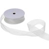 Jillson Roberts Bulk 1-1/2-Inch Sheer Ribbon, White, 100 Yard Spool (BFR3224)