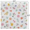 Vibrant Multicolor Paper Springtime Blooms Luncheon Napkins - 6.5" x 6.5" (Pack of 16) - Unique Design, Eco-Friendly & Durable Napkins - Great for Spring Garden Parties