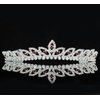 Janefashions Bridal Red Austrian Rhinestone Tiara With Hair Comb Wedding Bridal H303R