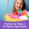 AOMINGGE Plastic Easter Eggs Surprise Toys Colorful Eggs, Crafts Basket Stuffers for Party Hunt Games (12)