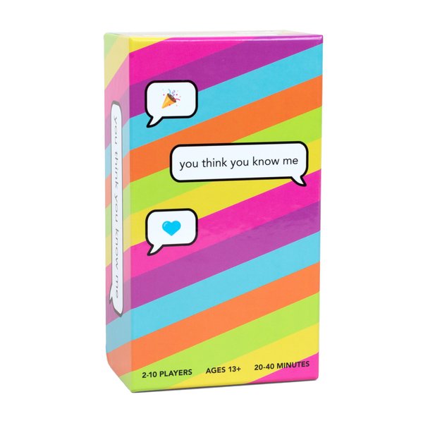You Think You Know Me: A Conversational Card Game by Pink Tiger Games