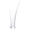 Ayoyo 24 Pcs 11 Inch Reusable Plastic Straws Glitter Party Wedding Holiday Drinking Straw for Tumbler 2 Cleaning Brush Include