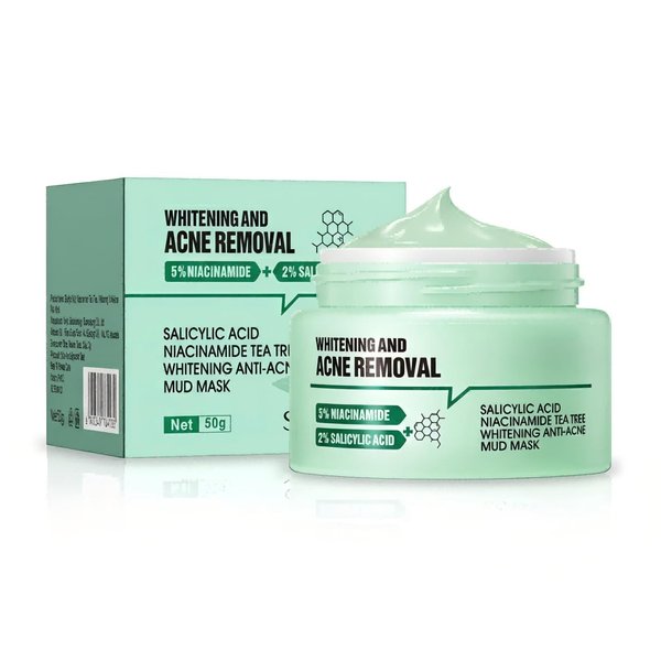 Redcool Tea Tree Clay Facial Mask for Women, Face Masks Skincare for Oily & Sensitive Skin, Hydrating & Soothing Face Mask, 50g – Skincare Gift