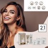 21 Perfect - Professional Hair Color Kit - Permanent Cosmetic Color Light Blond 8.0