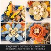 HIGH GODO Flowers Bouquet Building Set with Butterfly, 398PCS Mini Bricks Animals Building Blocks, DIY Insect Collection Building Kit for Home Decor, Ideas Gift Building Toy for Adults Boys Girls 8+