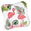 100 Pcs Pink Flamingo Luncheon Napkins Disposable Tropical Flamingos Hawaiian Luau Lunch Napkin for Summer Pool Beach Birthday Dinner Party Supplies