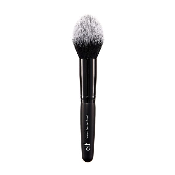e.l.f. Pointed Powder Brush, Makeup Brush For Flawless Contouring & Highlighting, Distinctive Tapered Point For Targeted Color, Vegan & Cruelty-Free