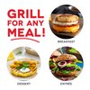 Dash Mini Maker Portable Grill Machine + Panini Press for Gourmet Burgers, Sandwiches, Chicken + Other On the Go Breakfast, Lunch, or Snacks with Recipe Guide - Aqua