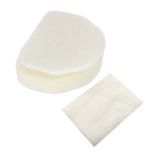 HQRP 2-pack Foam & Felt Filter Kit Compatible with Shark Navigator NV100, NV100 26, NV105, NV106, UV300, UV300 26 Upright Vacuum Cleaner, Replacement parts XFF450, XFL100