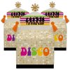 Big Dot of Happiness 70’s Disco - Treat Box Party Favors - 1970s Disco Fever Party Goodie Gable Boxes - Set of 12