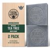 Viking Revolution Tea Tree Natural Soap for Men - Mens Soap Bar with Essential Oils Cold Pressed Bar Soap for Men - Nourishing Mens Bar Soap with Coconut Oil, Shea Oil, Almond Oil (2 Pack)