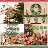Pasimy 24 Sets Nativity Wreath Crafts Kits Religious Christmas DIY Crafts Nativity Scene Hanging Ornaments Holy Night Craft Stickers for Home Class Religious Xmas Holiday Party Game Activities Decor