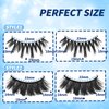 TING'S SOUL False Eyelashes Faux Mink Lashes Reusable Natural Look Wispy Fake Eyelashes with Fluffy Volume Long Thick Lashes 6 Pairs Pack