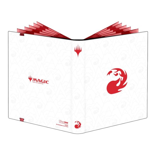 Ultra PRO - Mana 8 9-Pocket PRO-Binder - Mountain for Magic: The Gathering, Holds & Protects 360 Standard Sized Cards, Collector's Edition Durable Trading Premium Leatherette Secure Pocket Binder