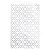 200 pcs Shimmering Silver Trellis Pattern Paper Merchandise Gift Bags Shopping Sales Tote Bags 6"x9" - Caddy Bay Collection