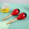 Maracas, Wooden Shaker Musical Percussion Instrument for Adult Kids Babies Toddlers, Ladybird