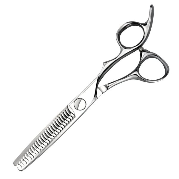 AOLANDUO Hairdressing Scissors-Extremely Sharp-Offset Design Using VG10 Stainless Steel for Barbers & Salon Stylists-Smooth Motion Fine Craftsmanship Barber Scissors (Thinning & Blending) Shears)