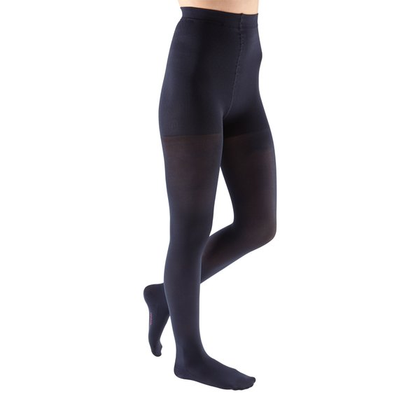 mediven comfort for women, 15-20 mmHg, Closed Toe, Compression Pantyhose - Navy, III, Standard