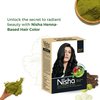 Nisha Natural Henna Based Hair Color, Permanent Black Hair Color Dye, Natural Premium Henna, 100% Grey Coverage, Natural Black, 2.12 oz