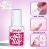 288pcs Short Press On Nails, Teenitor Matte Acrylic False Nails With Glue, 12 Color Glue On Nails For Small Hands