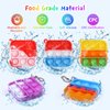 Kids Party Favors Fidget Toys Bulk 30 Pack Mini Pop Fidget Keychain Its Birthday Party Favors for Kids 4-8,8-12 Year Small Kid Classroom Prizes Fidgets It Bubbles Poppers Students Goodie Bag Stuffers