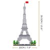 TzFioy France Paris Eiffel Tower Building Blocks Set (3585Pcs) Famous World Architecture Educational Toys Micro Bricks for Kids Adults