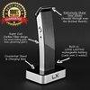 Luxitude Precision Hair Trimmer & Body Groomer for Men - 4 Attachments, All-In-One Cordless Design, Steel Blades & Carbon Fiber Finish - Travel Case Included