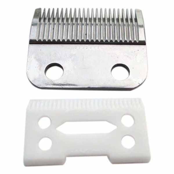 USonline911 Premium Silver Adjustable Replacement Blades Set #1006-30-15-10 for Taper 2000#8472-850 Hair Clippers