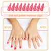 Nail Clips for Polish Removal 10Pcs, For Nail Clips of Acrylic Nail Remover & Soak Off Gel Polish Remover, For Nail Polish Remover Soak Off Clips, Nail Remover Clips Acrylic Nail Remover Kit Soak Off