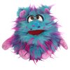 Living Puppets - Beep The 9-Inch Blue Friendly Monster, Plush Hand Puppet for Boys and Girls