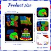HOWAF 96pcs Glow in The Dark 4th of July Temporary Tattoos for Independence Day USA Patriotic Party Decorations, American Themed Luminous Face Tattoos for July 4th Party Favors Goodie Bag Fillers