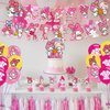ELZEM Melody Party Decorations,Melody Birthday Party Supplies Includes Banner- Cake Topper - 12 Cupcake Toppers - 18 Balloons, Blue