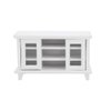Miniature TV Cabinet Dollhouse Wooden Furniture Mini Accessories 1:12 Scale Mini Room Decoration Model Storage Cabinet Hobby Handcraft Gift (White)
