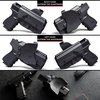 Rounded by Concealment Express OWB Paddle KYDEX Holster fits Springfield XD 4" FS SVC Model | Right | Carbon Fiber Black