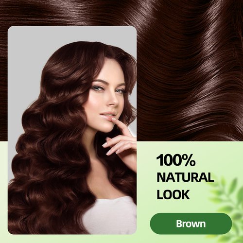 SHIHUANUO Hair Dye Shampoo 3 in 1 for Gray Hair Coverage, Argan nut Natural Shampoo Hair Dye for Women & Men/Ammonia-Free 520ml(Brown)