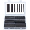 Wirefy Heat Shrink Tubing Kit - 3:1 Ratio Adhesive Lined, Marine Grade Shrink Wrap - Industrial Heat-Shrink Tubing - Black 180 PCS