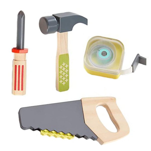 Replacement Parts for Fisher-Price DIY Tool Belt - GGT60 ~ Replacement Pretend Hammer, Screwdriver, Tape Measure and Saw