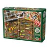 Cobble Hill 1000 Piece Puzzle - Fishing Lures - Sample Poster Included