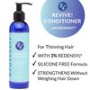 RemeVerse Replenishing Conditioner With Redensyl (3%) to Revive Thinning Hair - Hydrating Hair Growth Formula - Silicone & Sulfate Free - Botanical Blend - Vitamin C & E - Natural Citrus Scent - 8oz