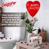 Romantic Toilet Paper Roll by Gagster - 3 Ply Funny Novelty Gag TP - 200 Sheets Per Roll - For Birthday, Valentine's Day, and Anniversary Gag Gift - Printed on Every Sheet - I Love the Poop Outta You