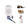 Choco Nose Patented No-Drip Water Bottle/Feeder for Guinea Pigs/Hamsters/Bunnies/Ferrets/Other Small Pets, Critters and Animals -for Cages, Crates or Wall Mount. 11.2 oz. Nozzle 10mm, Blue (H128)