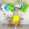 Cheereveal Pickleball Happy Birthday Banner with Garland - Funny Pickle Birthday Party Decorations, Sports Theme Party Supplies Decor