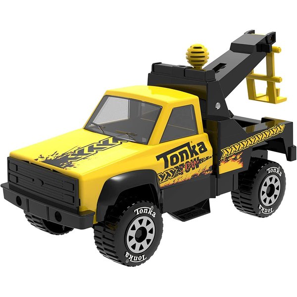 Tonka 06036 Steel Classics Tow Truck, Construction Truck Toy for Children, Kids Construction Toys for Boys and Girls, Interactive Vehicle Toys for Creative Play, Toy Trucks for Children Aged 3 +